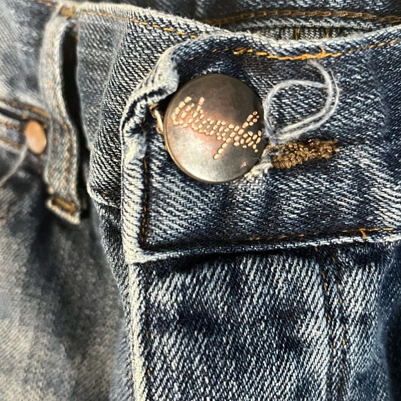 Wrangler Men's Dark Blue “Crank” Bootcut Jeans Size 33/34 - Picture 5 of 11